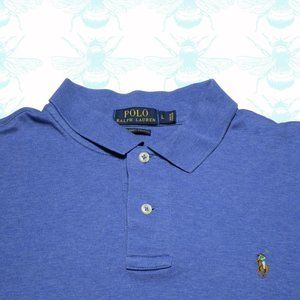 Polo Ralph Lauren Blue Polo Pima Soft Touch Men's Size - L
